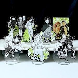 The Guy She Was Interested In Wasn&#39;t A Guy At All Acrylic Standee, Double-sided Stand, Aya Osawa, Megumu Narita, Mitsuki Koga, Birthday Gift