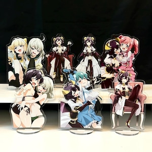 Exagerando el atractivo stand de acrílico de Magical Girls, stand de acrílico de doble cara, Utena Hiiragi, Venalita, Kiwi Araga, stand de anime, regalo para un amigo.