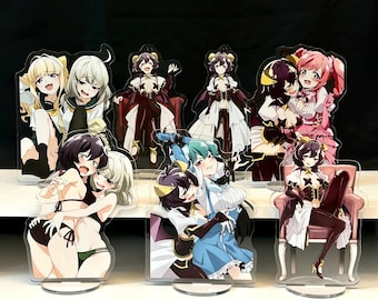 Gushing over Magical Girls Acrylic Standee, Double-sided Acrylic Stand, Utena Hiiragi, Venalita, Kiwi Araga, Anime Standee, Gift for friend