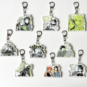 The Guy She Was Interested In Wasn&#39;t A Guy At All Acrylic Keychain, Double-sided Keychain, Mitsuki Koga, Aya Osawa, Megumu Narita,Anime Gift