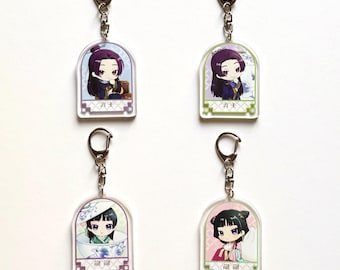 The Apothecary Diaries Acrylic Keychain, Double-sided Keychain, Maomao, Jinshi, Anime Gifts, Anime Keychain, The Apothecary Diaries gift