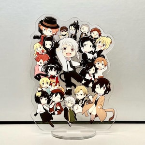 Coffret Cadeau Bungo Stray Dogs – 18 Accessoires : Figurines, Badges, Stickers Et Plus – Blanc-2
