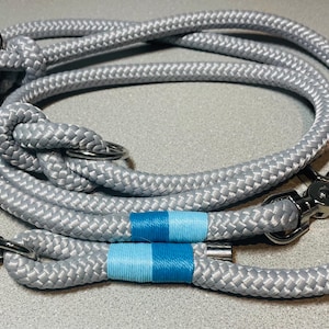 rope collar/leash set handmade