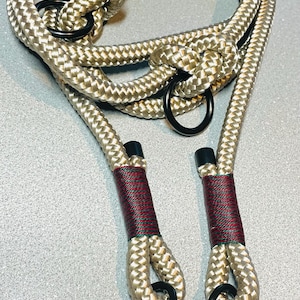 rope collar/leash set handmade