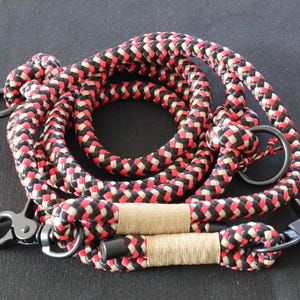 Handmade rope collar/leash set