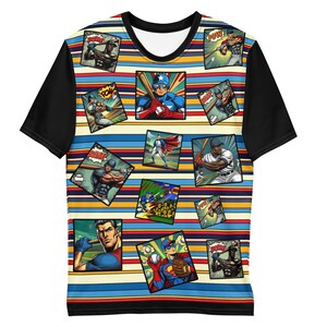 BASEBALL COMICS All-Over-Print Polyester Men&#39;s Baseball T-Shirt
