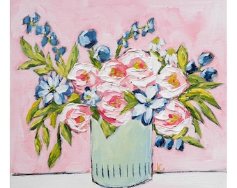 Rachael, Kunstdruck, Kunstdrucke, Florale Wanddekoration, Original Kunstdruck, Giclee Kunstdruck