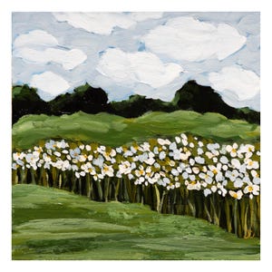 Sunday Drive Art Print, Art Prints, Garden Wall Decor, Original Art Print, Giclee Art Print