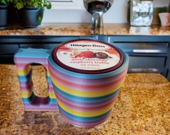 Ice cream holder, pint sized, easy carry