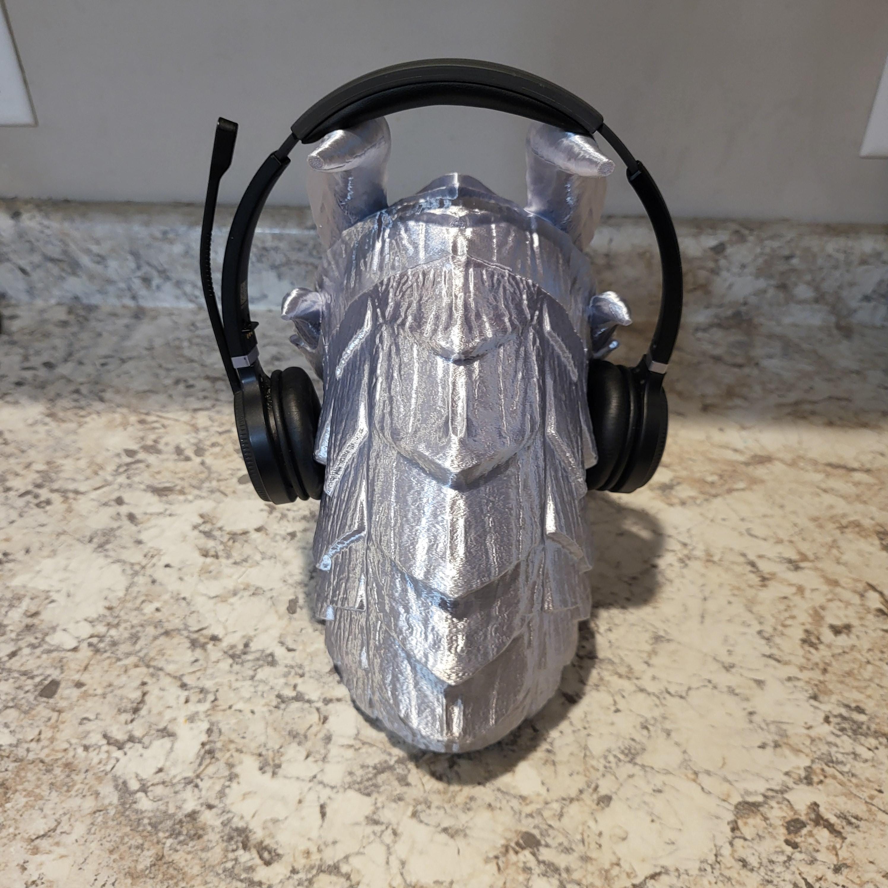 Dragon Head Headphone Stand - Desktop Gaming Headset Holder - Wall ...