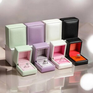 Customized Vintage Design Jewelry Ring Box for Engagement, Proposal, Anniversary, and Wedding - Unique Design  Luxury Storage Gift Box