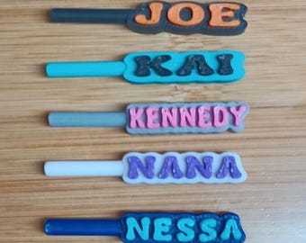 Custom 3D Printed Cribbage Pegs, Personalized Set of 2