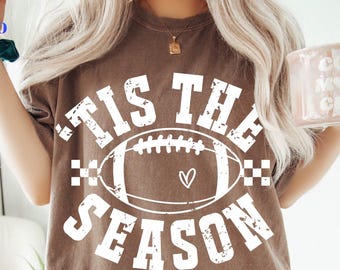Tis The Season Football SVG, Touchdown PNG (Digital Download)