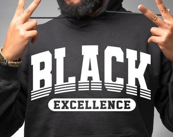 Black Excellence SVG, Black History Month Design (Digital Download)