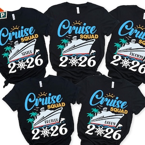 SVG Cruise Squad 2026, Camisetas para Férias em Família (Arquivos Digitais)