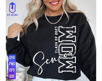 Senior Mom 2027 SVG, Senior Mama PNG Design (Digital Download)