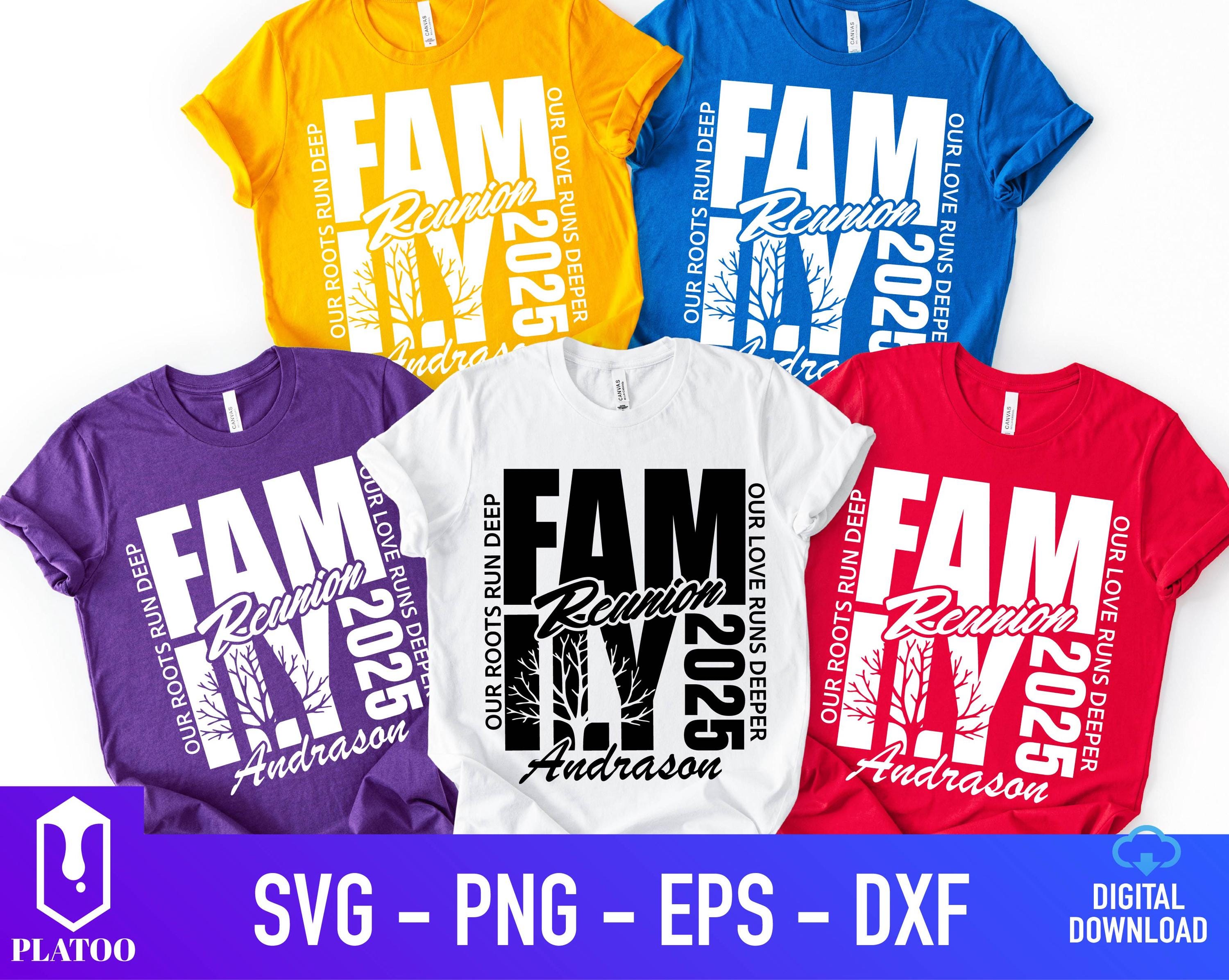 Family Reunion 2025 Svg Png, Roots Run Deep, Our Love Runs Deeper Svg, Family Trip Svg, Family Vibes Svg, Family Reunion Shirt