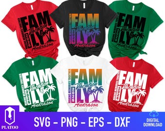 Family Vacation 2026 SVG PNG, Family Trip Shirt Design (Digital Download)