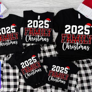 Family Christmas 2025 Svg, 2025 Christmas Crew Svg, Buffalo Plaid Christmas, Trendy Christmas Svg, Merry Christmas, Family Christmas Shirts