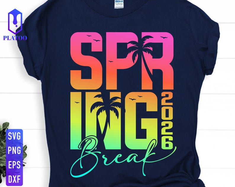 Spring Break 2026 SVG, Summer Vacation Png, Family Beach Trip Design ...