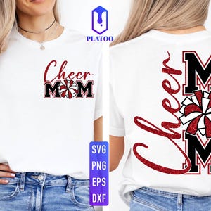 Cheer Mom Svg, Cheerleader Svg, Proud Cheer Mom Svg, Football Mom Svg, Cheer Mom Png, Cheer Mom Sublimation, Cheer Mom Shirt Svg