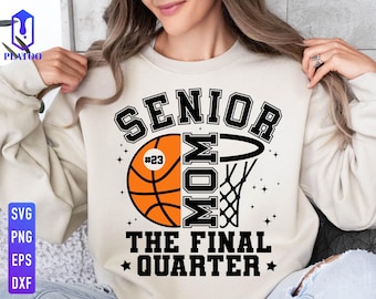 Senior Basketball Mom 2026 (svg, png, eps, dxf) (Digital Files)