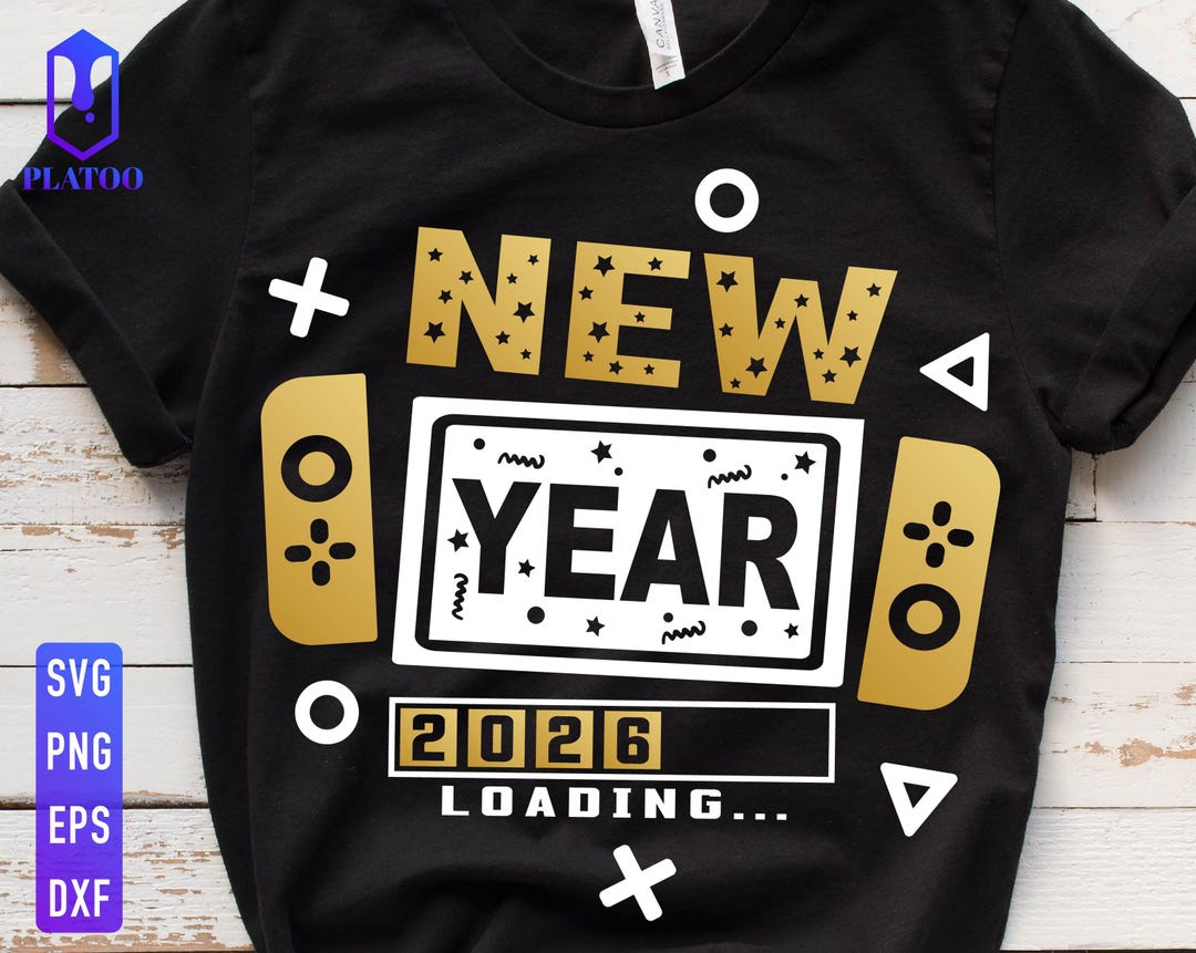 New Year 2026 Loading Svg, Png, Eps, Dxf (digital Download) - Etsy