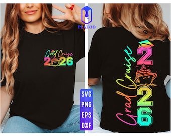 Graduation Cruise 2026 PNG, Grad Trip Squad (Digital Download)