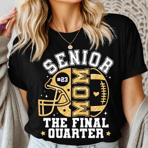 Senior Football Mom 2027 SVG, das letzte Viertel (Digitale Dateien)