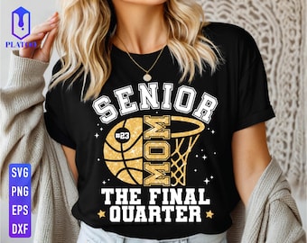 Senior Basketball Mom 2026 SVG, Senior Night Design (Digital Download)