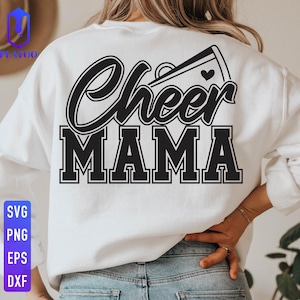 Cheer Mama Svg, Cheerleader Svg, Proud Cheer Mom Svg, voetbal moeder Svg, Cheer Mom Png, Cheer Mom sublimatie, Cheer Mom Shirt Svg