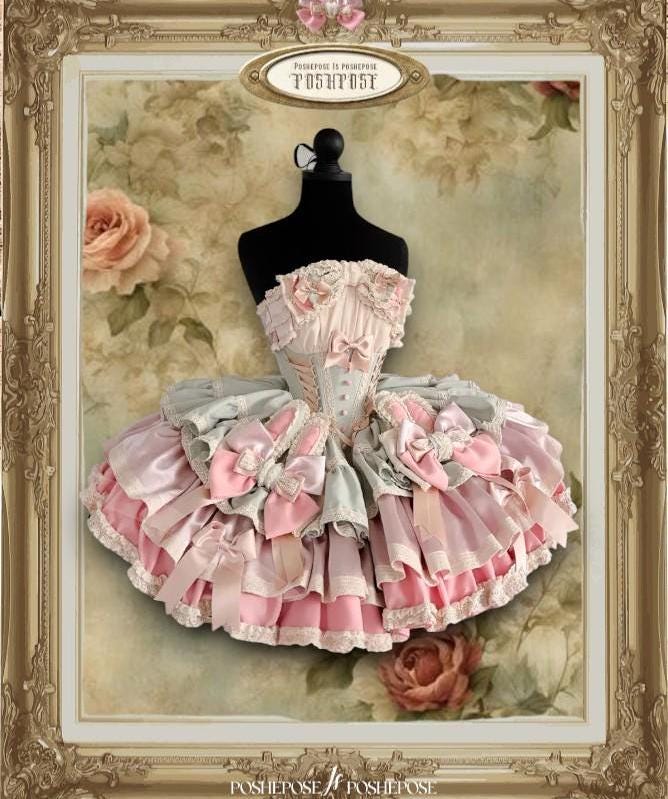 pink balletcore dress Ballet Core Poplin Bubble Mini Dress - Light Pink