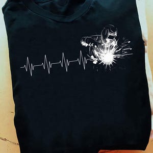 Welder Heartbeat Welders Welding Pullover Hoodie Welder T Shirt - Welder Funny, Welder Gift, Welder Life, Welder Wife