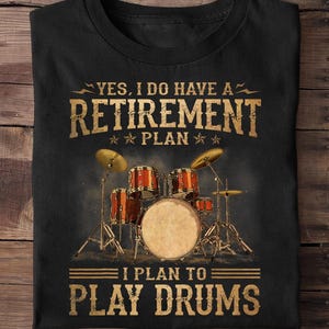 Musician Drummer Wife Women Gift Idea Drums Drum T Shirt - Drummer Shirt, Drummer Gifts, Drumming Tshirt,Funny Drumset, Drum Player Tee