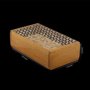 Handmade wood jewelry accessories Box, Egyptian mother of pearl inlaid wooden jewelry box made in Egypt
