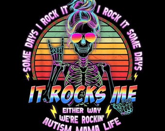 Mama Life: Some Days I Rock It, Some Days It Rocks Me - Funny Motherhood Quote for Mom Life Humor, Relatable Mom Sayings, Mother's Day Gift