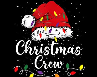 Christmas Crew PNG, Making Memories Together, Matching Family Christmas Shirts, Festive Holiday Design, Transparent Background