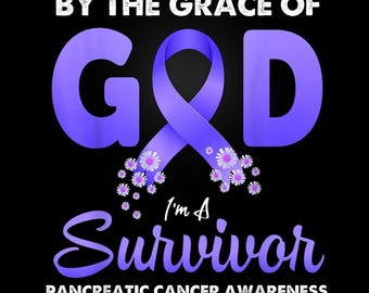 By The Grace of God, I'm a Survivor PNG, Breast Cancer Awareness, Pink Ribbon, Digital Download