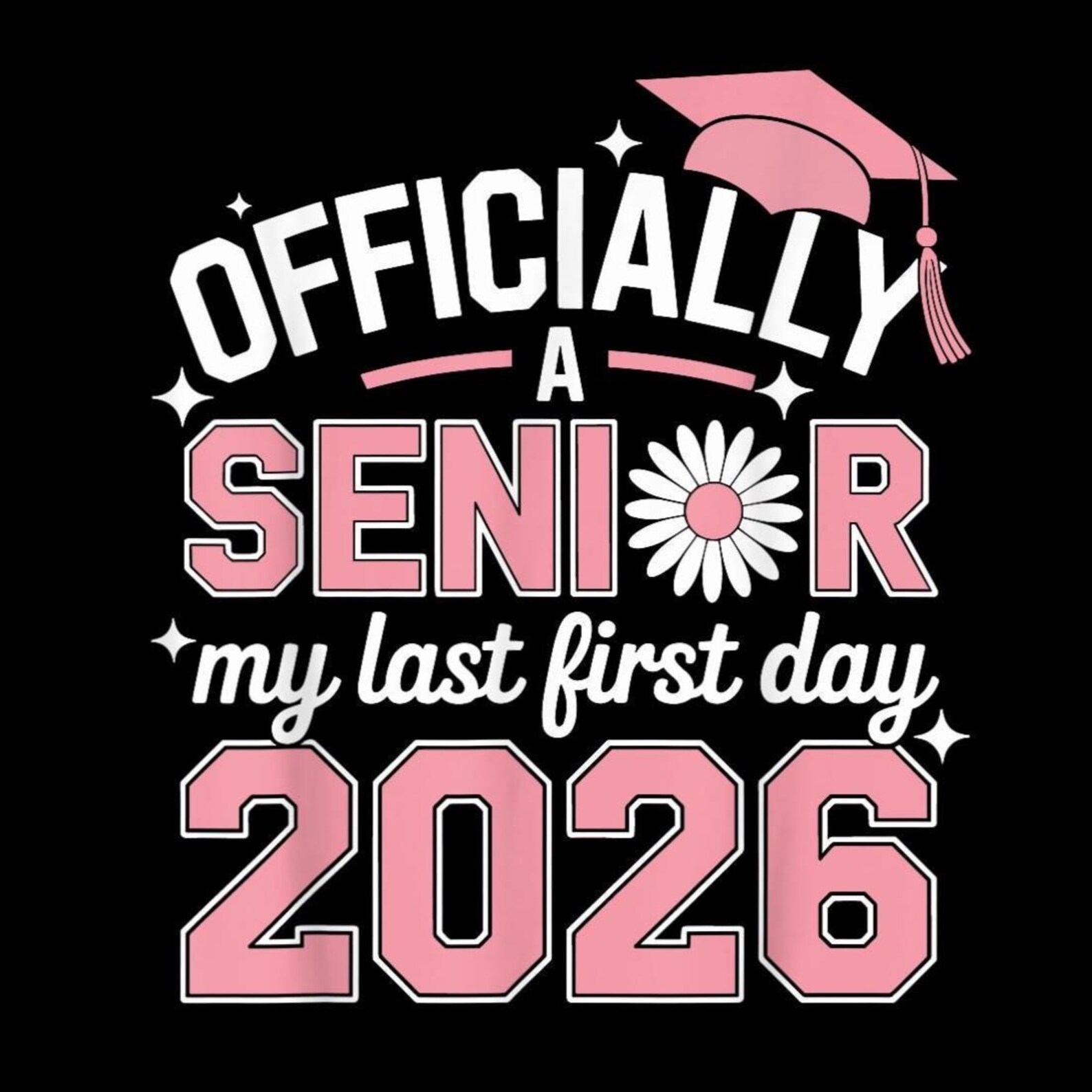 My Last First Day Senior 2026 PNG, Groovy Senior Shirt, Class of 2026 ...