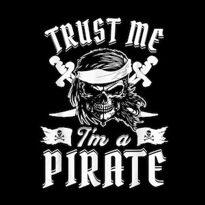 Vertraue mir, ich bin ein Pirat PNG, lustige Pirat Shirt Sublimation, Pirat Geschenk für ihn, Halloween Pirat Digital Download