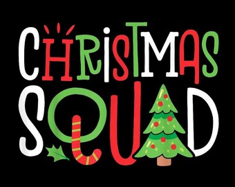 christmas squad png, Cute Holiday Matching Crew Design, Christmas Family Shirts, Festive Group Theme, PNG with transparent background