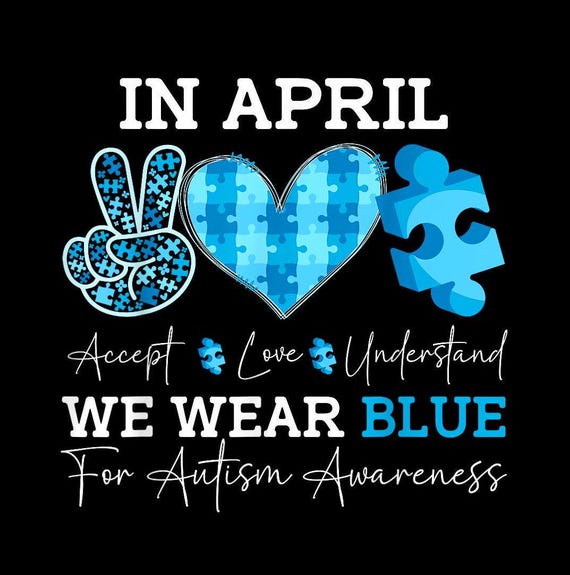 Blue Ribbon For Autism Awareness