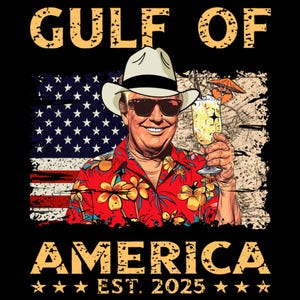 Golf von Amerika 2025 PNG, Vintage USA Kartenkunst, Trump Retro-Design, druckbare Wandkunst, digitaler Download, politische Kunst der USA