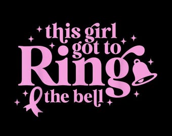 End Of Chemo Celebration Gift, Breast Cancer Survivor Shirt, Ring The Bell Chemo Bell, Fighter, Chemo Bell Ringing, Cancer Free, Pink Ribbon