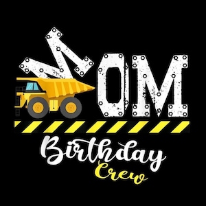 Mom Birthday Crew PNG | Mom Birthday Party Shirt | Digital Download for Birthday Crew Gifts | Funny Mom Shirt Design