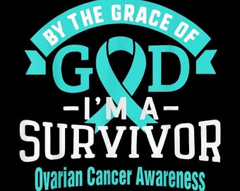 By The Grace of God, I'm a Survivor PNG, Breast Cancer Awareness, Pink Ribbon, Digital Download