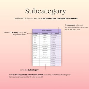 simple monthly budget spreadsheet, home budget planner, expense planner, excel planner, budget tracker, easy budget template google sheets image 5