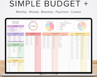 monthly budget, best monthly budget spreadsheet, easy expense tracker google sheets, budget binder, fortnight budget, simple debt excel