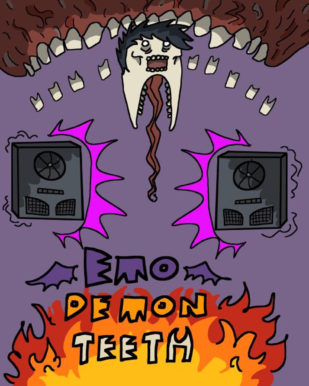 Emo Demon Teeth - Etsy