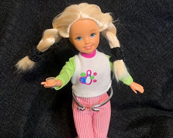 Bowling Party Stacie Barbie Doll Without Ball (still works!)